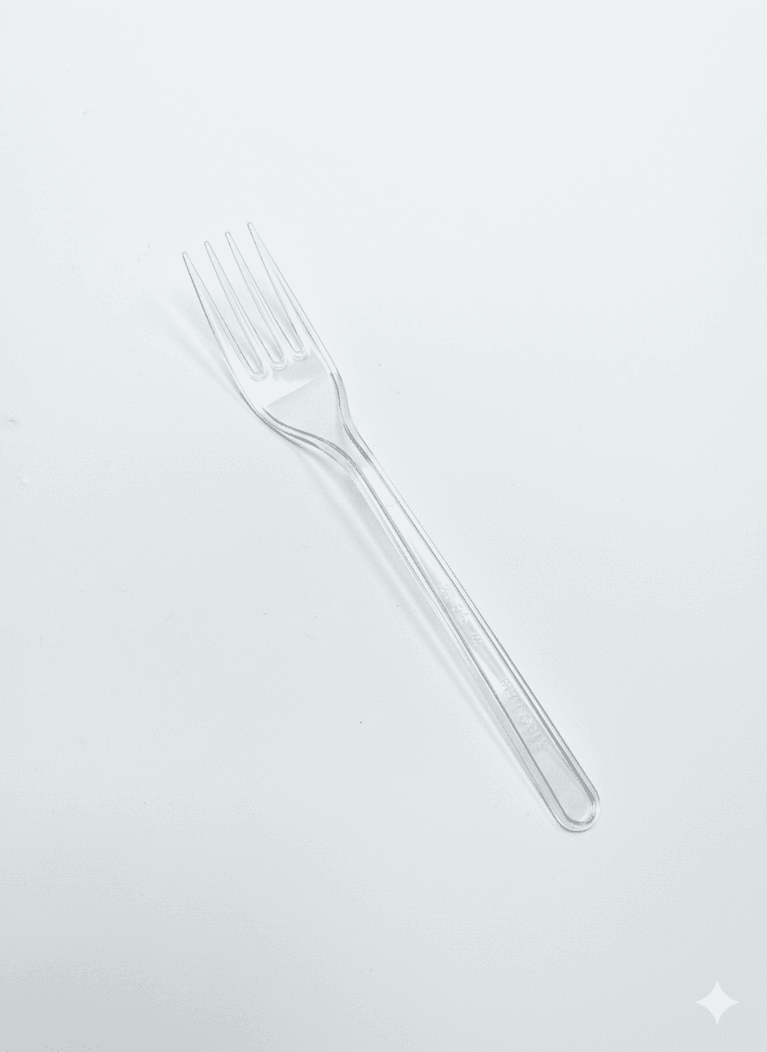 Couverts Luxe Réutilisables – Cristal Transparent - Variante 4